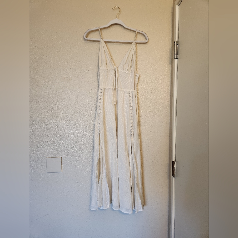 White tank long dress